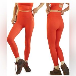 NWT Free People Free Throw Leggings in Ripe Persimmon Size XS